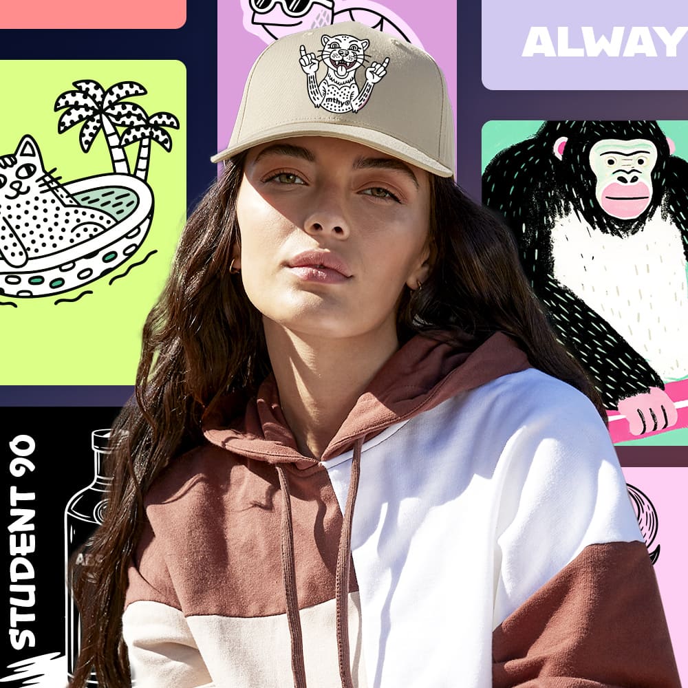 Designa egen keps med ditt tryck – perfekt för svensexor, möhippor, egen merch och mycket mer! Snabb leverans från Sverige