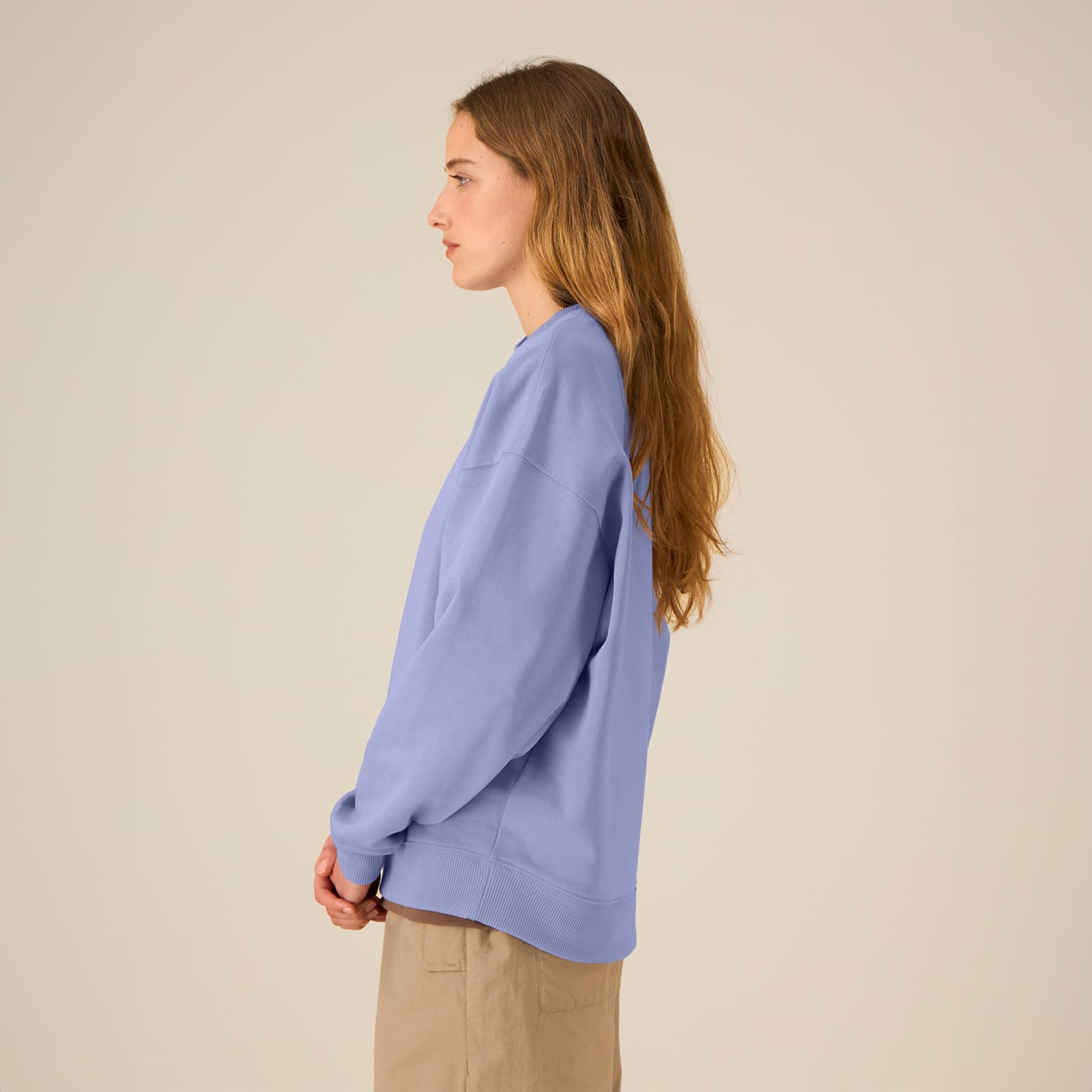 Sweatshirt Radder 2.0 Stanley/Stella med eget tryck | Violet - Hejdi.se