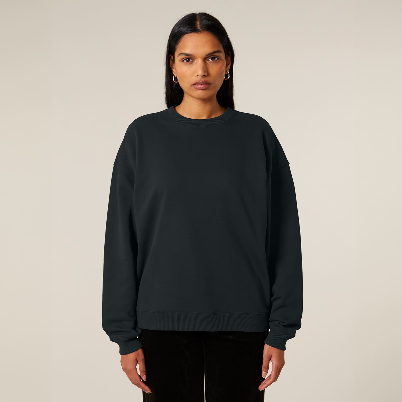 Sweatshirt Radder 2.0 Stanley/Stella med eget tryck | Svart - Hejdi.se
