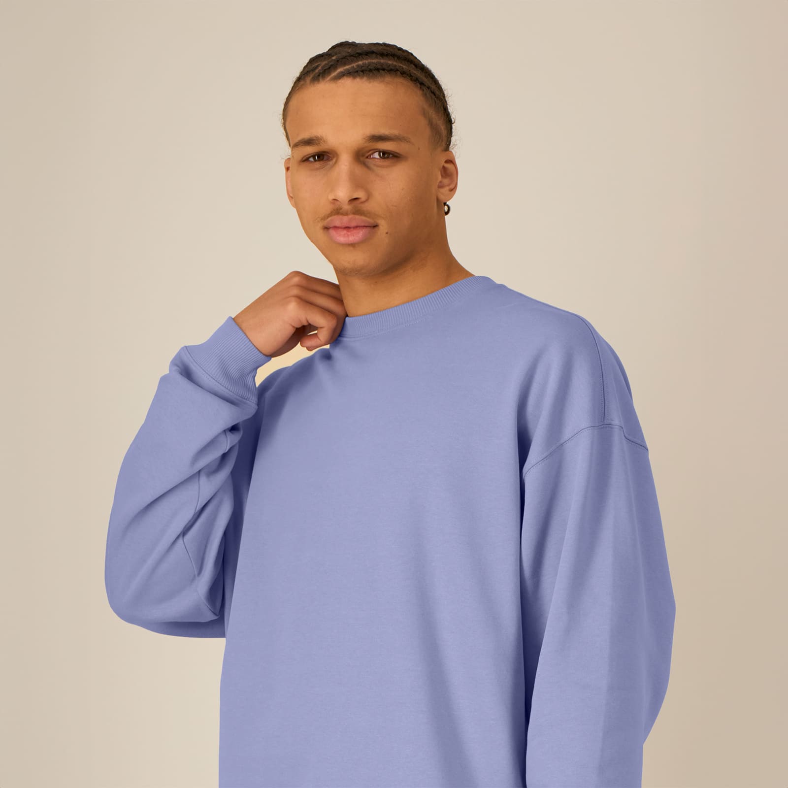 Sweatshirt Radder 2.0 Stanley/Stella med eget tryck | Violet - Hejdi.se