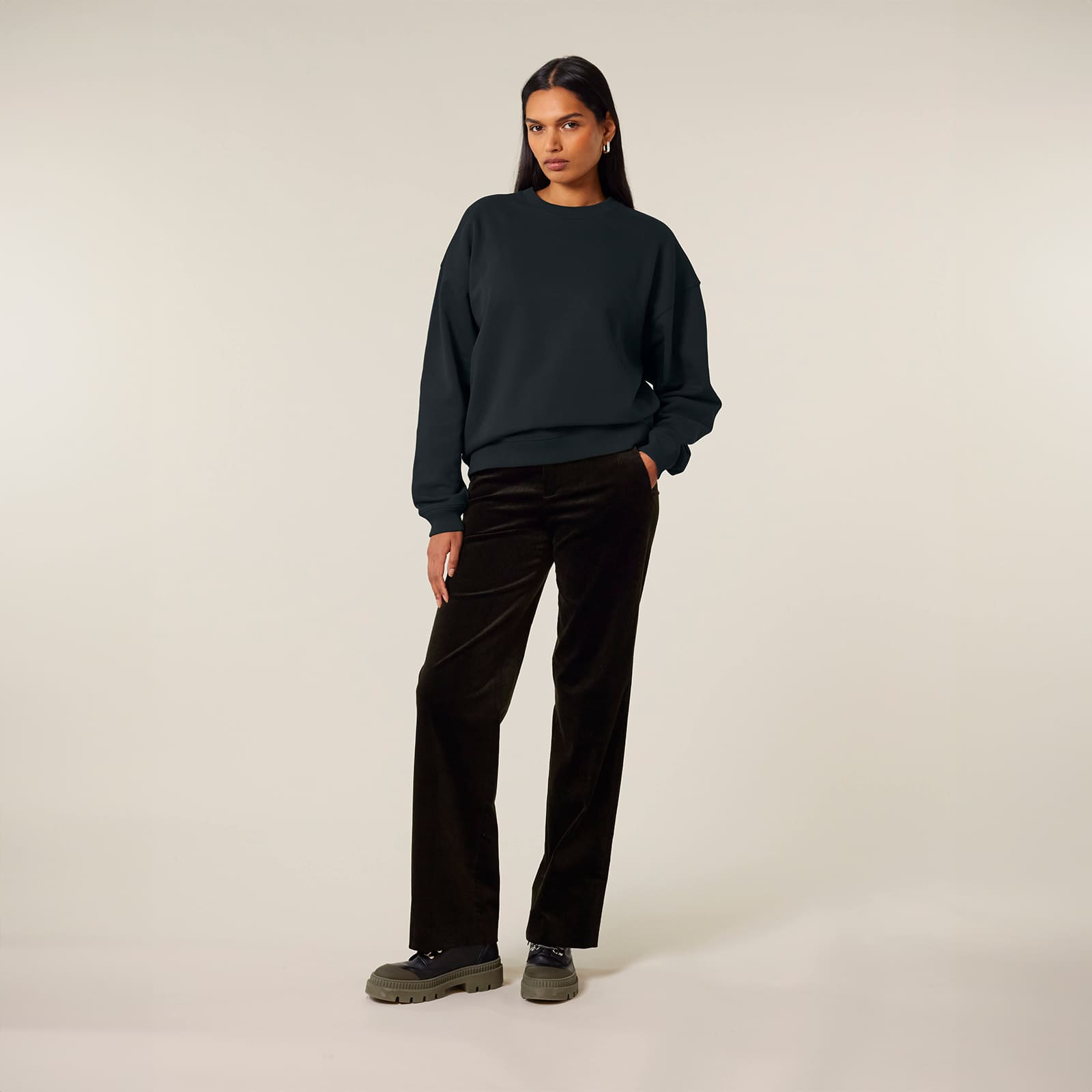 Sweatshirt Radder 2.0 Stanley/Stella med eget tryck | Svart - Hejdi.se